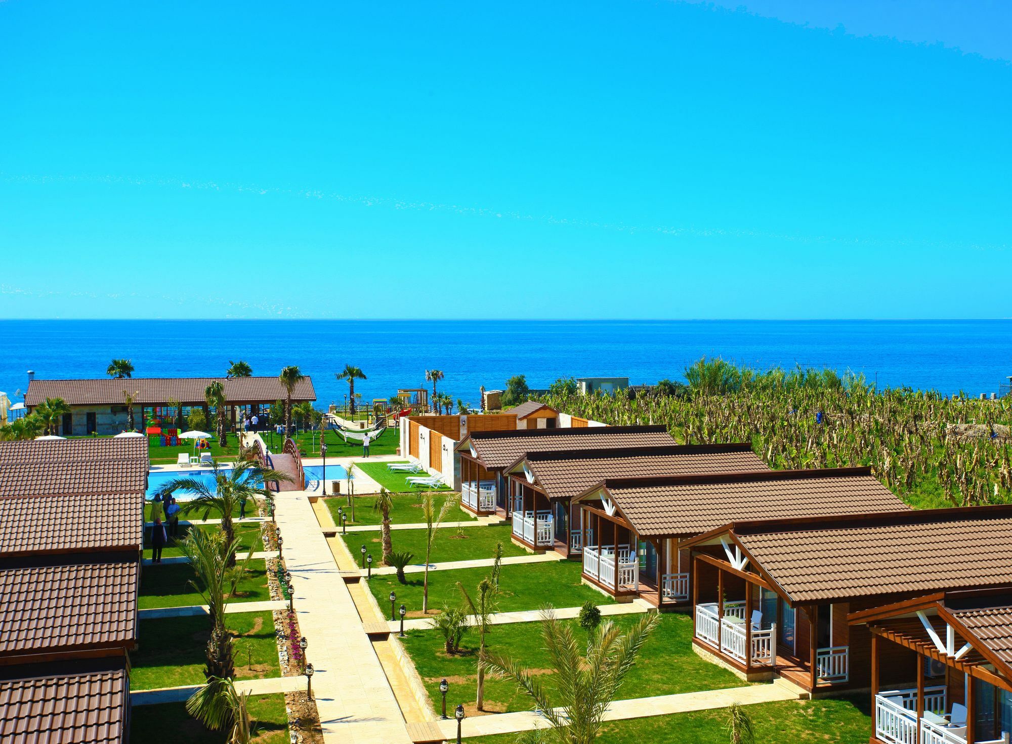 Sedir Park Bungalow Hotel Махмутлар Екстер'єр фото